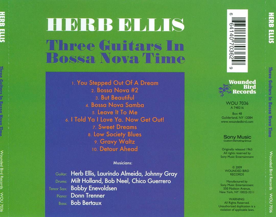 Three Guitars in Bossa Nova Time cover art