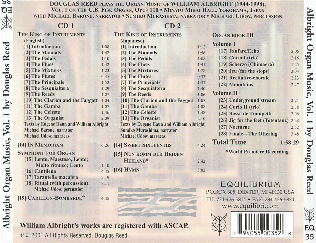 In Memoriam William Albright cover art