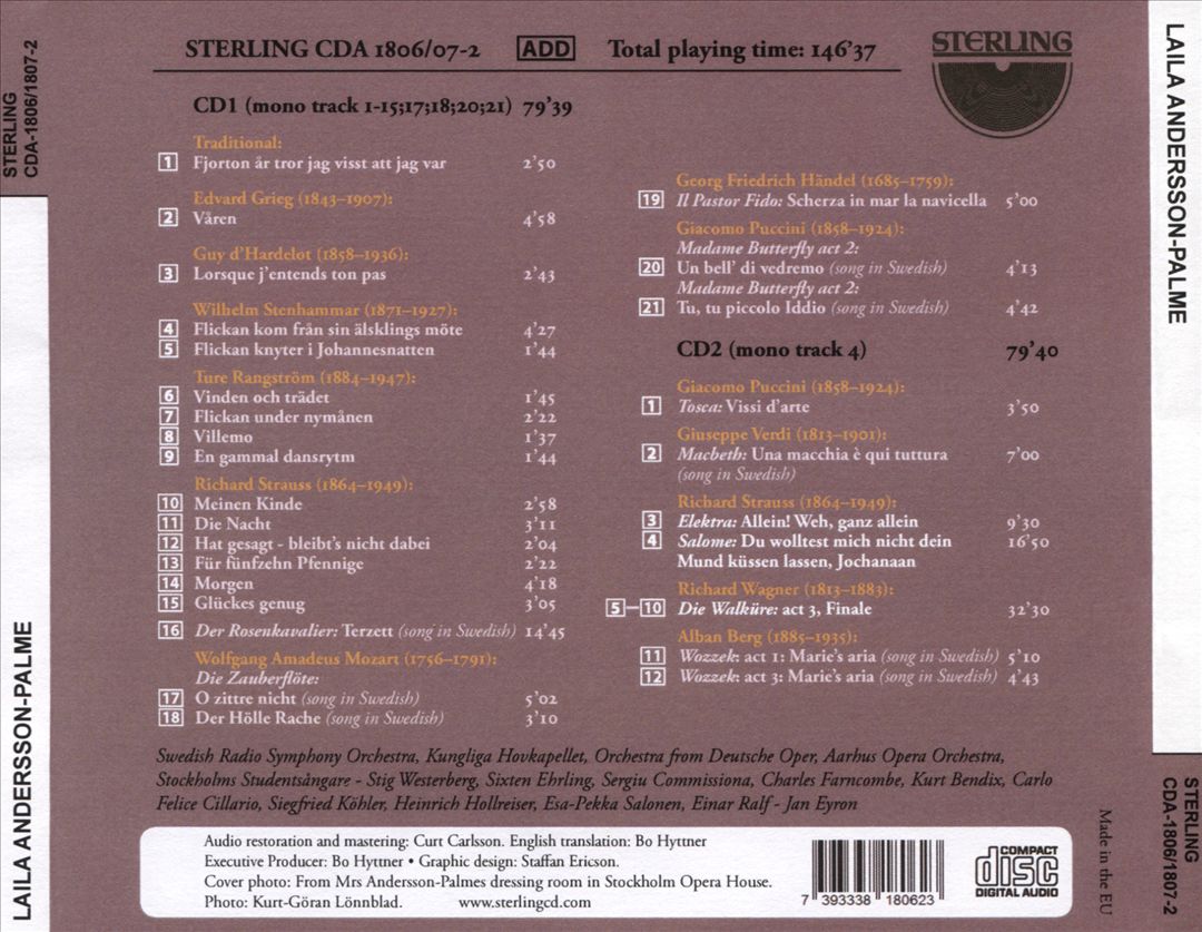 From Queen of the Night to Elektra: Opera Arias, Songs and Lieder cover art