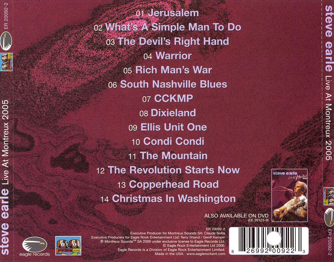 Live at Montreux 2005 cover art