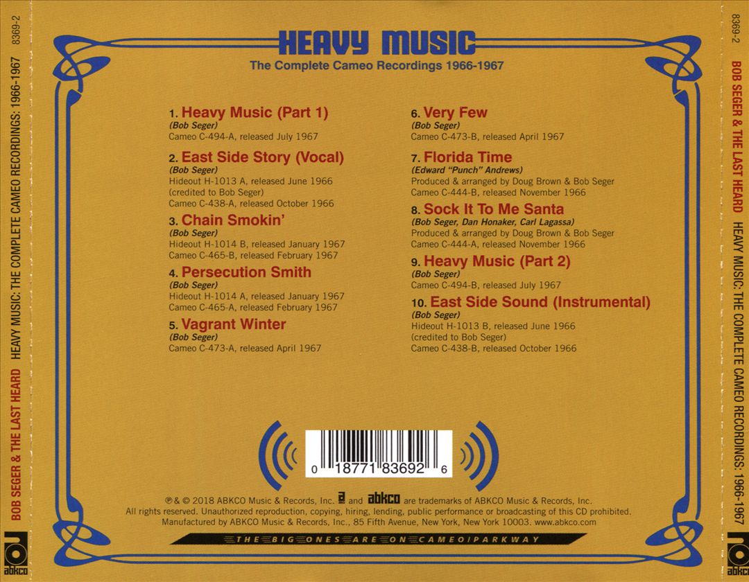 Heavy Music: The Complete Cameo Recordings 1966-1967 cover art
