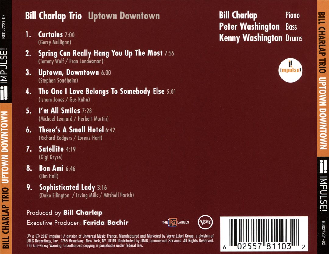 Uptown, Downtown cover art