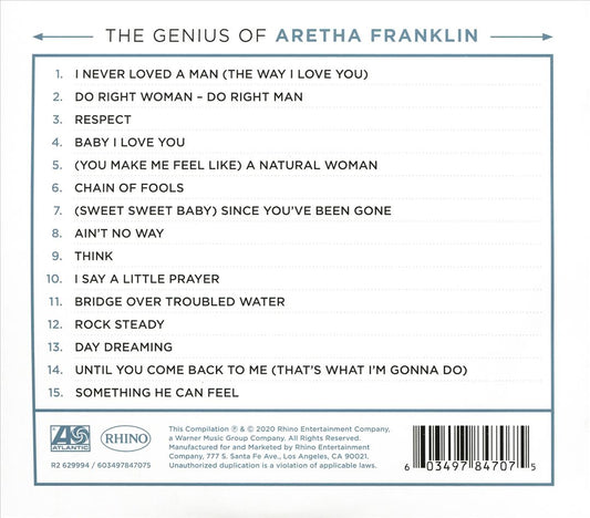 Genius of Aretha Franklin cover art