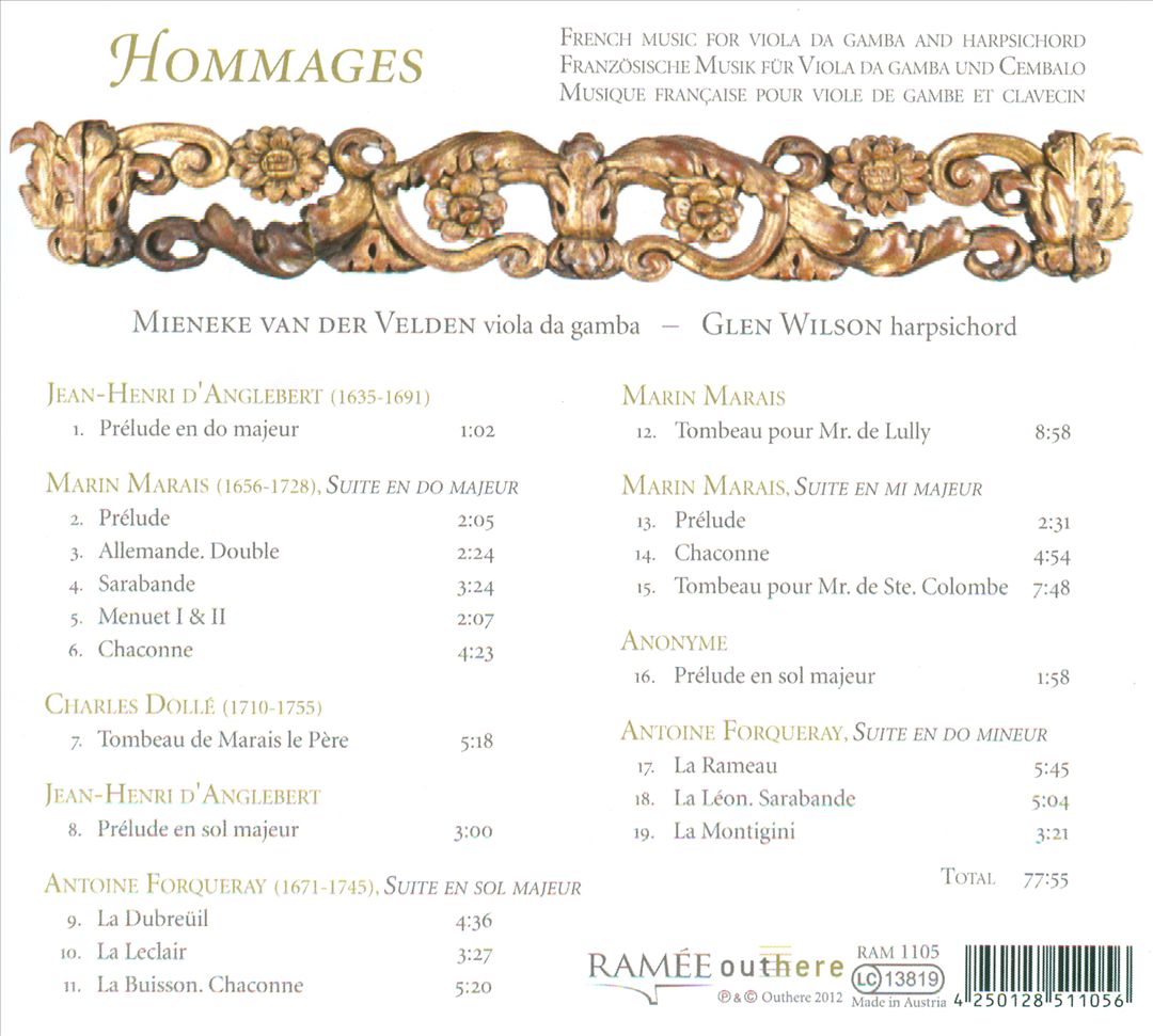 Hommages cover art