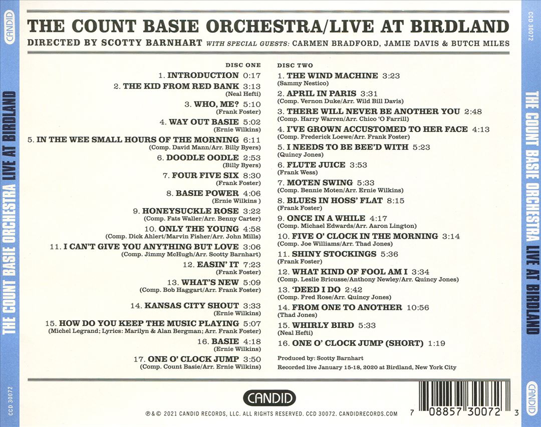 Live at Birdland! cover art