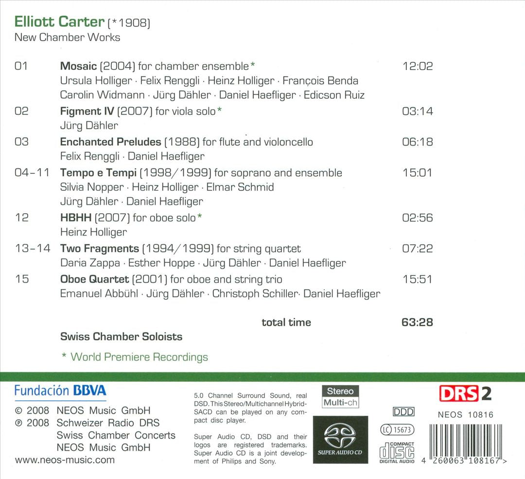 Happy Birthday, Elliott Carter! cover art