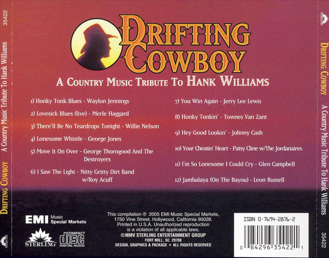 Drifting Cowboy: A Country Music Tribute to Hank Williams cover art