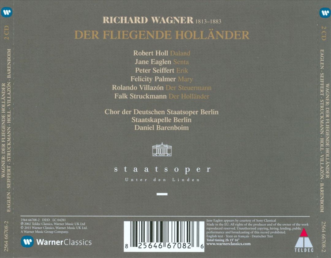 Richard Wagner: Der fliegende Holländer cover art
