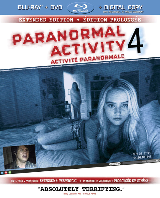 Paranormal Activity 4 [Blu-ray] cover art
