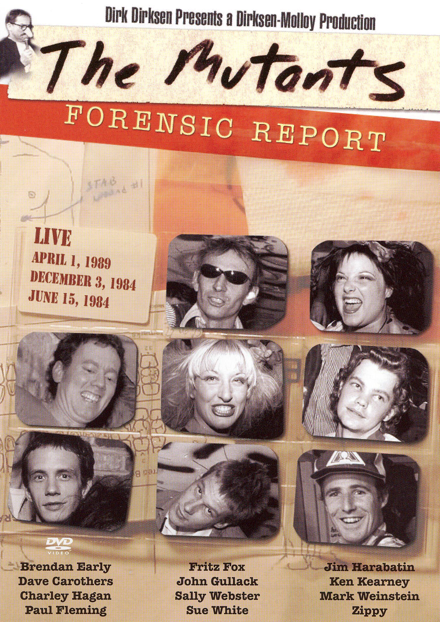 Mutants: Forensic Report cover art