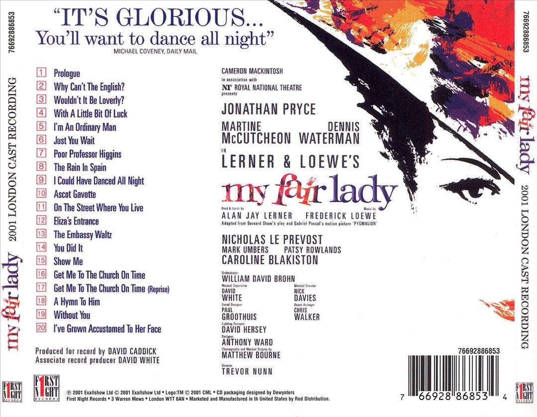 My Fair Lady [2001 London Cast Recording] cover art