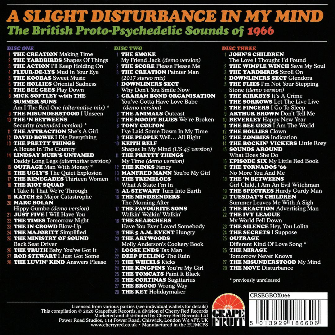 Slight Disturbance in My Mind: The British Proto-Psychedelic Sounds of 1966 cover art