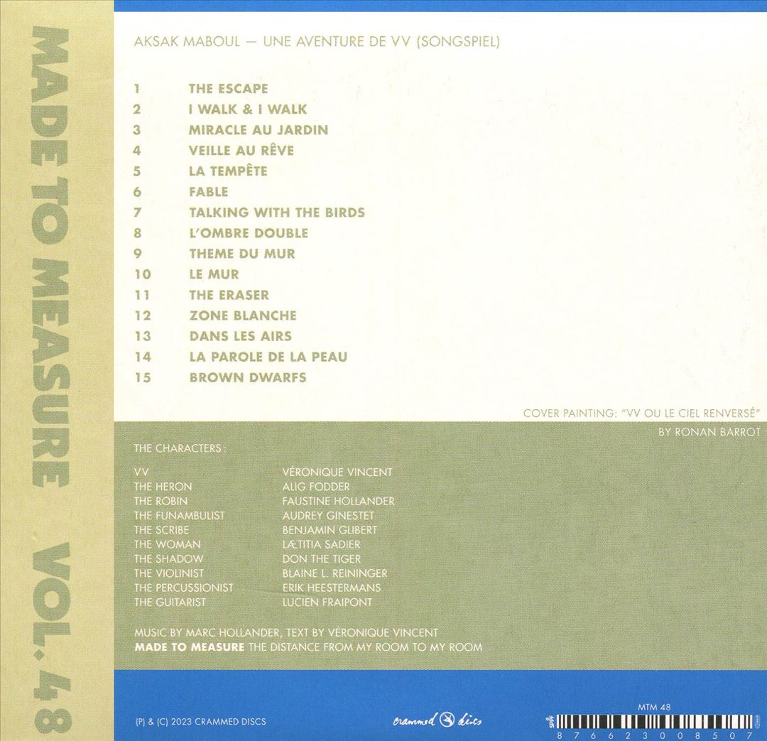 Aventure de VV: Songspiel cover art