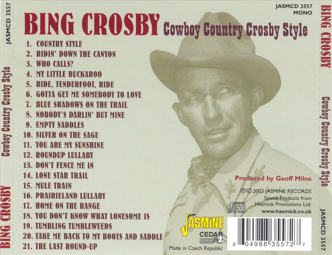Cowboy Country Crosby Style cover art