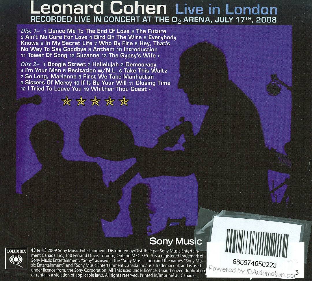 Live in London cover art