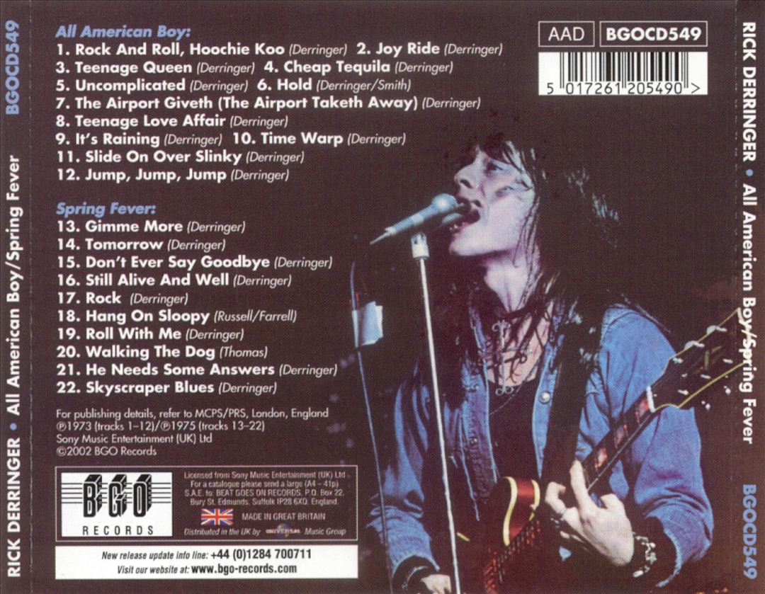 All American Boy/Spring Fever cover art