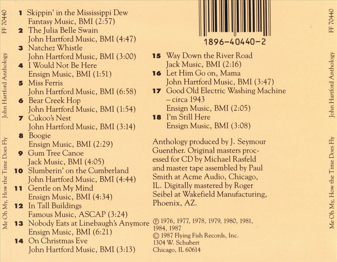 Me Oh My, How the Time Does Fly: A John Hartford Anthology cover art