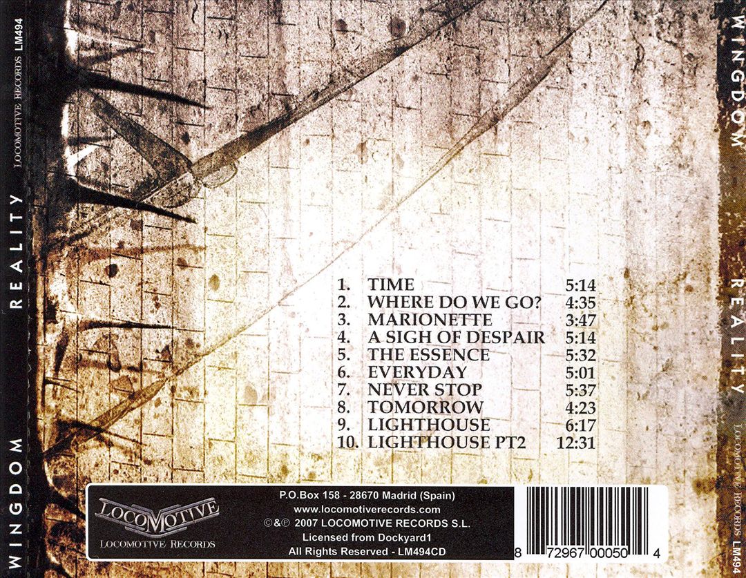 Reality cover art