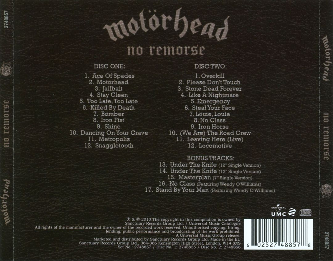 No Remorse cover art