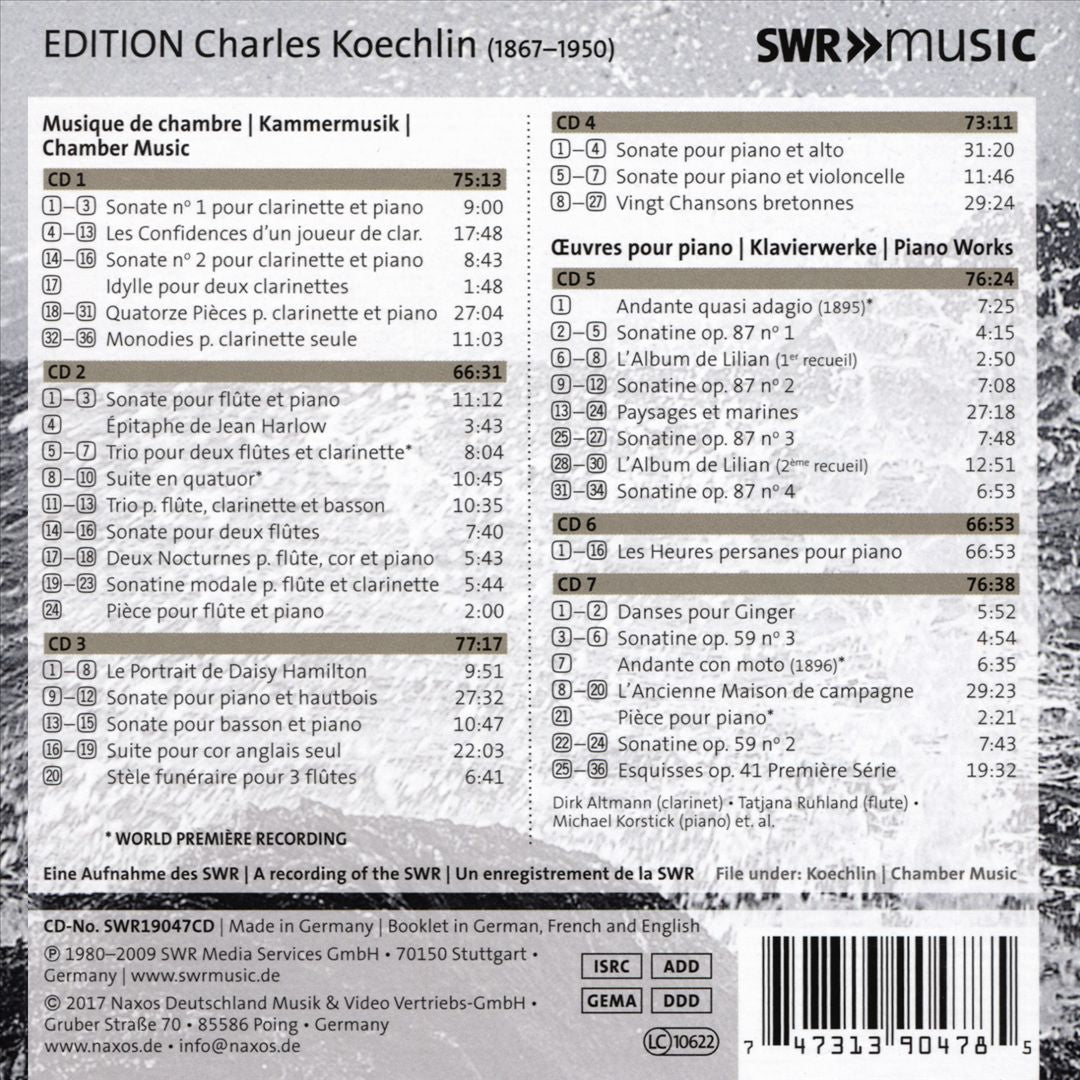 Charles Koechlin: Musique de Chambre cover art