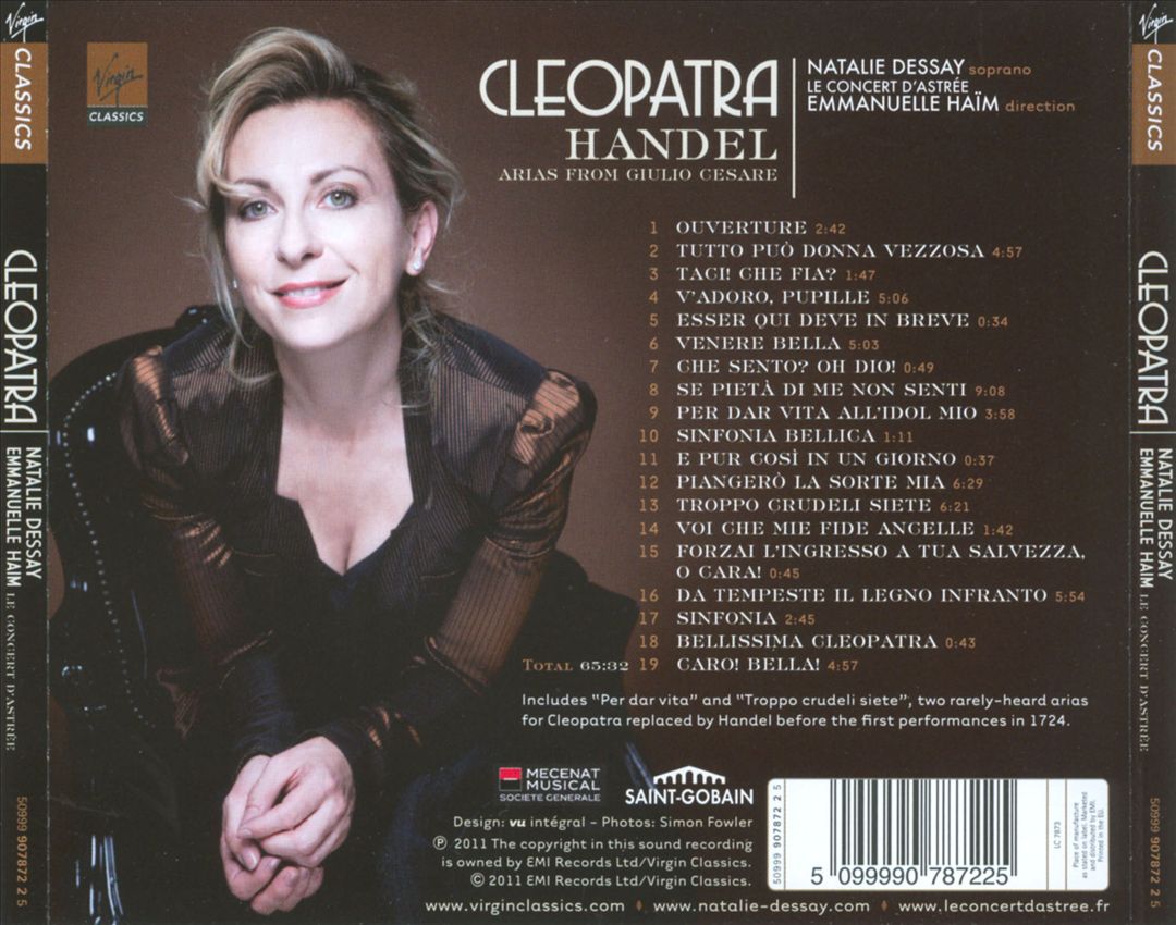 Handel: Cleopatra Arias cover art