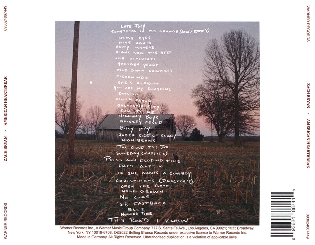 American Heartbreak cover art