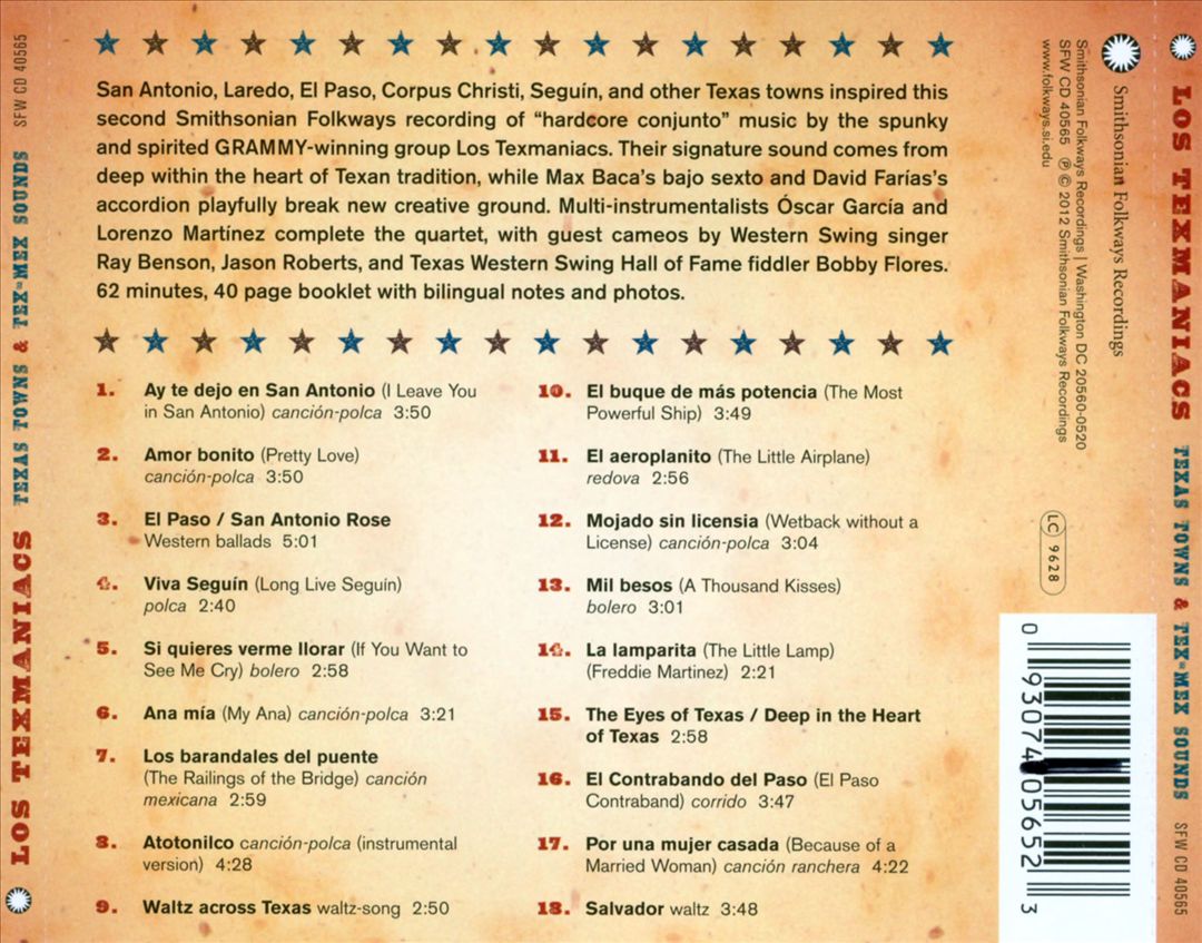 Texas Towns & Tex-Mex Sounds cover art