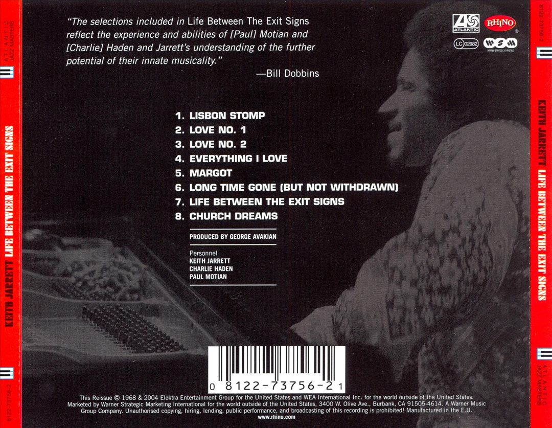 Life Between the Exit Signs cover art