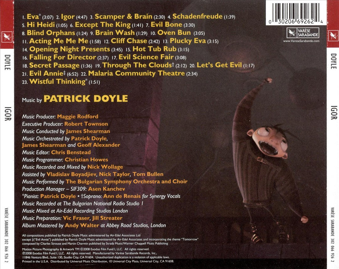 Igor [Original Motion Picture Soundtrack] cover art