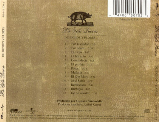 De Bichos y Flores cover art