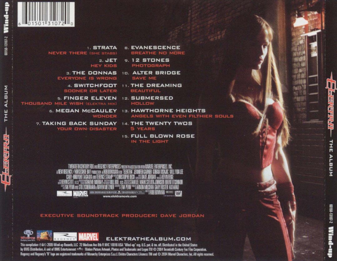Elektra: The Album [Original Soundtrack] cover art