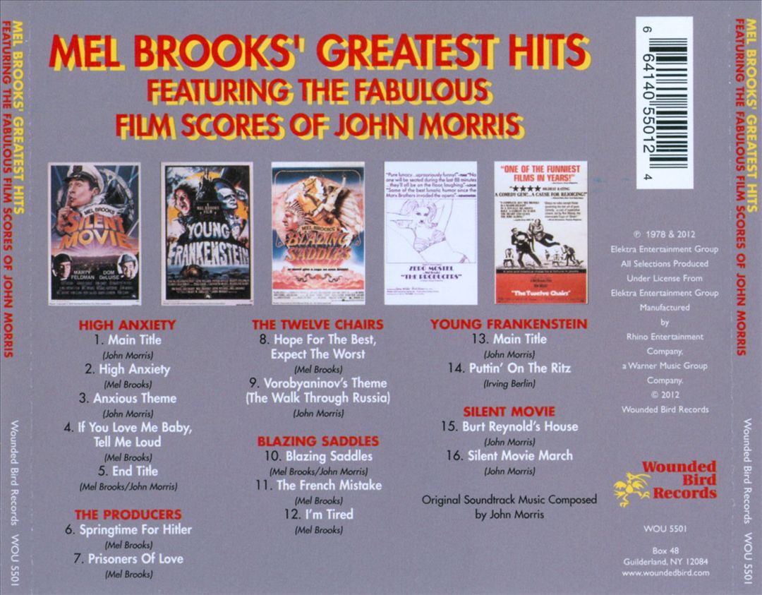 High Anxiety: Mel Brooks' Greatest Hits cover art