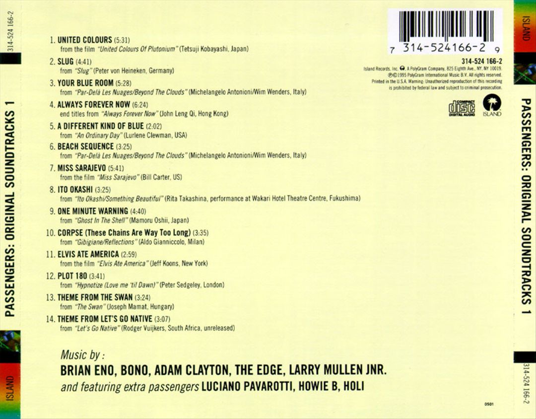 Original Soundtracks 1 cover art