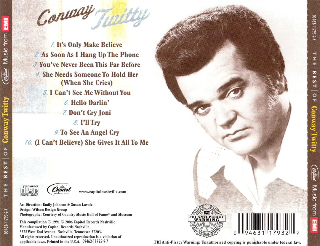 Best of Conway Twitty [EMI] cover art