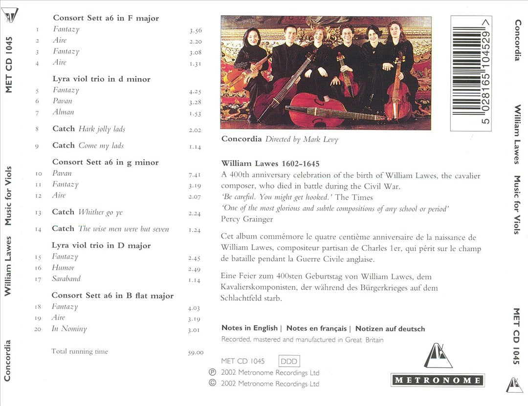 Knock'd on the Head: Music for Viols by William Lawes cover art