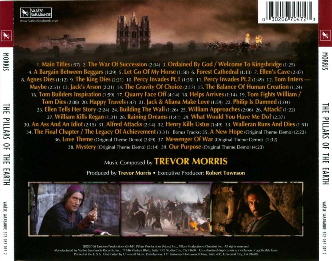 Pillars Of The Earth [Original Television Soundtrack] cover art