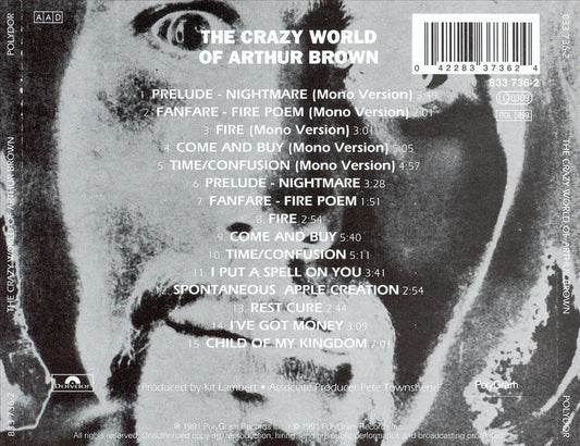 Crazy World of Arthur Brown cover art