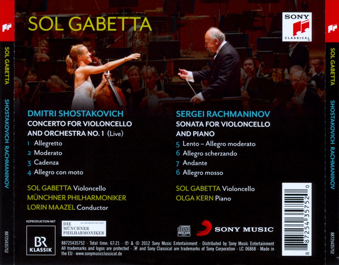 Shostakovich, Rachmaninov cover art