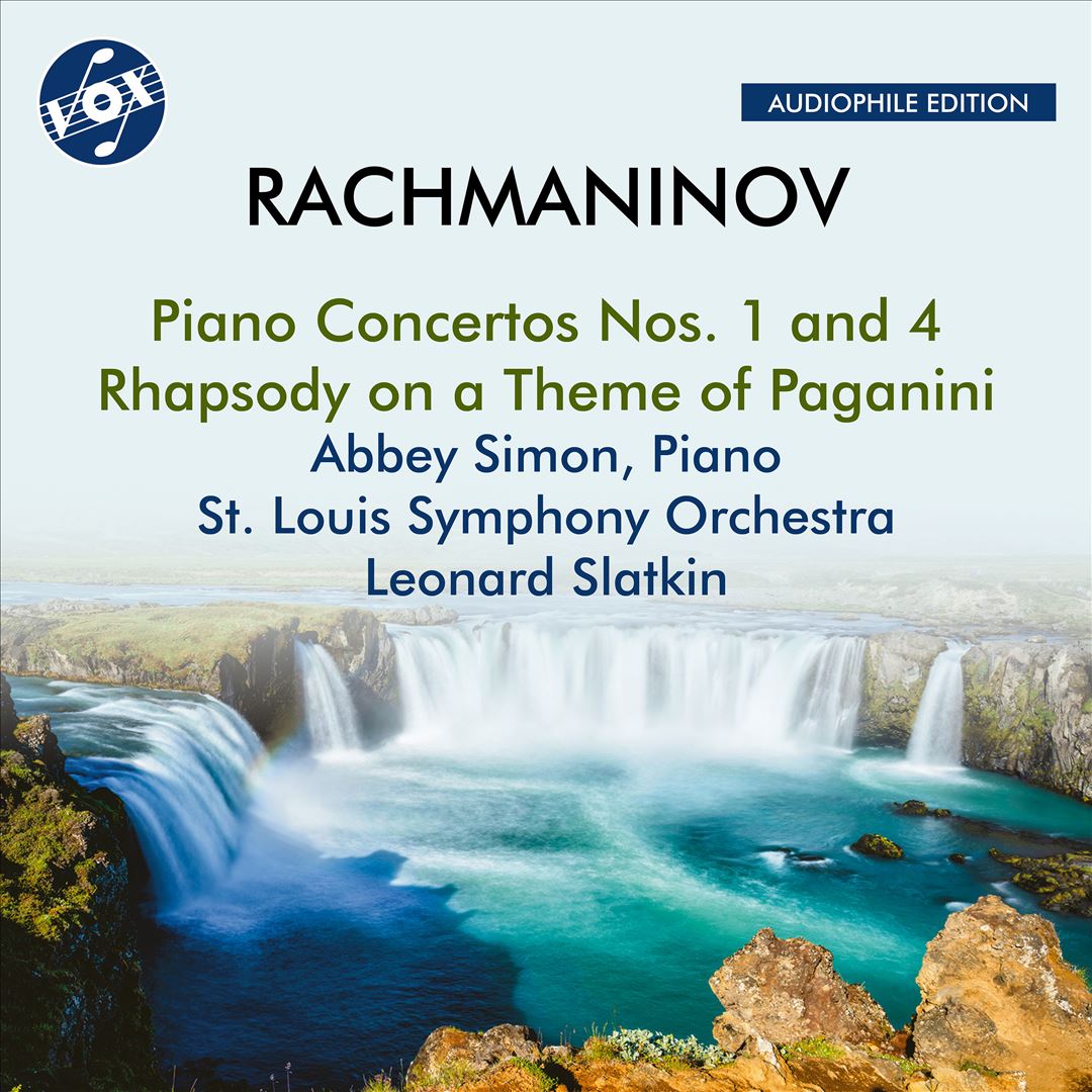Rachmaninov: Piano Concertos Nos. 1 and 4; Rhapsody o na Theme of Paganini cover art