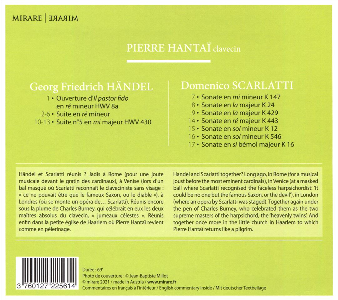 Händel, Scarlatti cover art