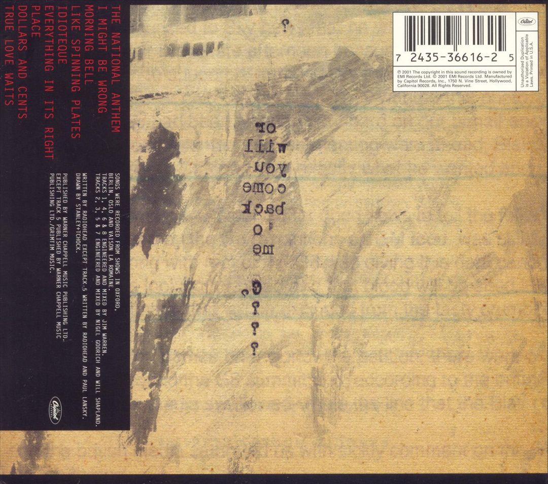 I Might Be Wrong: Live Recordings cover art