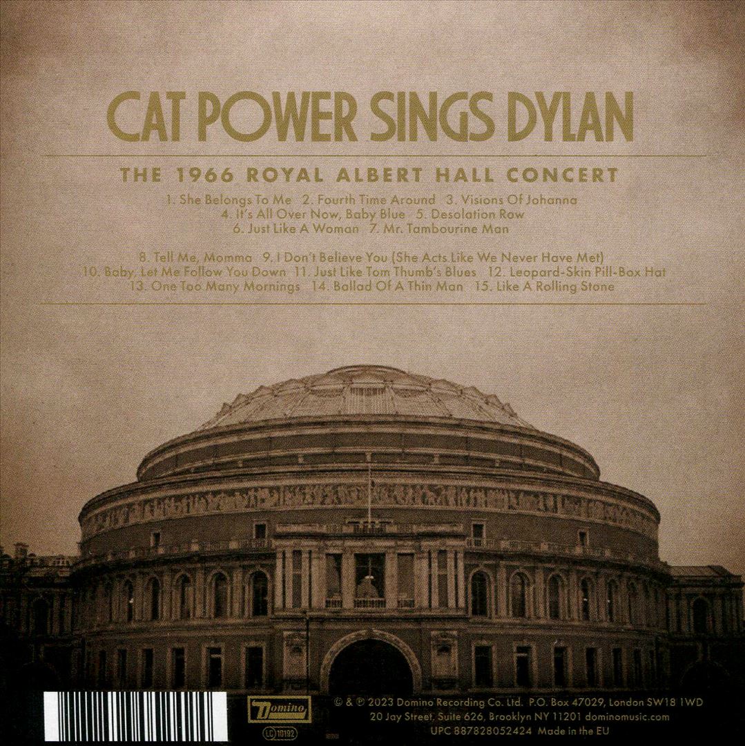 Cat Power Sings Dylan: The 1966 Royal Albert Hall Concert cover art