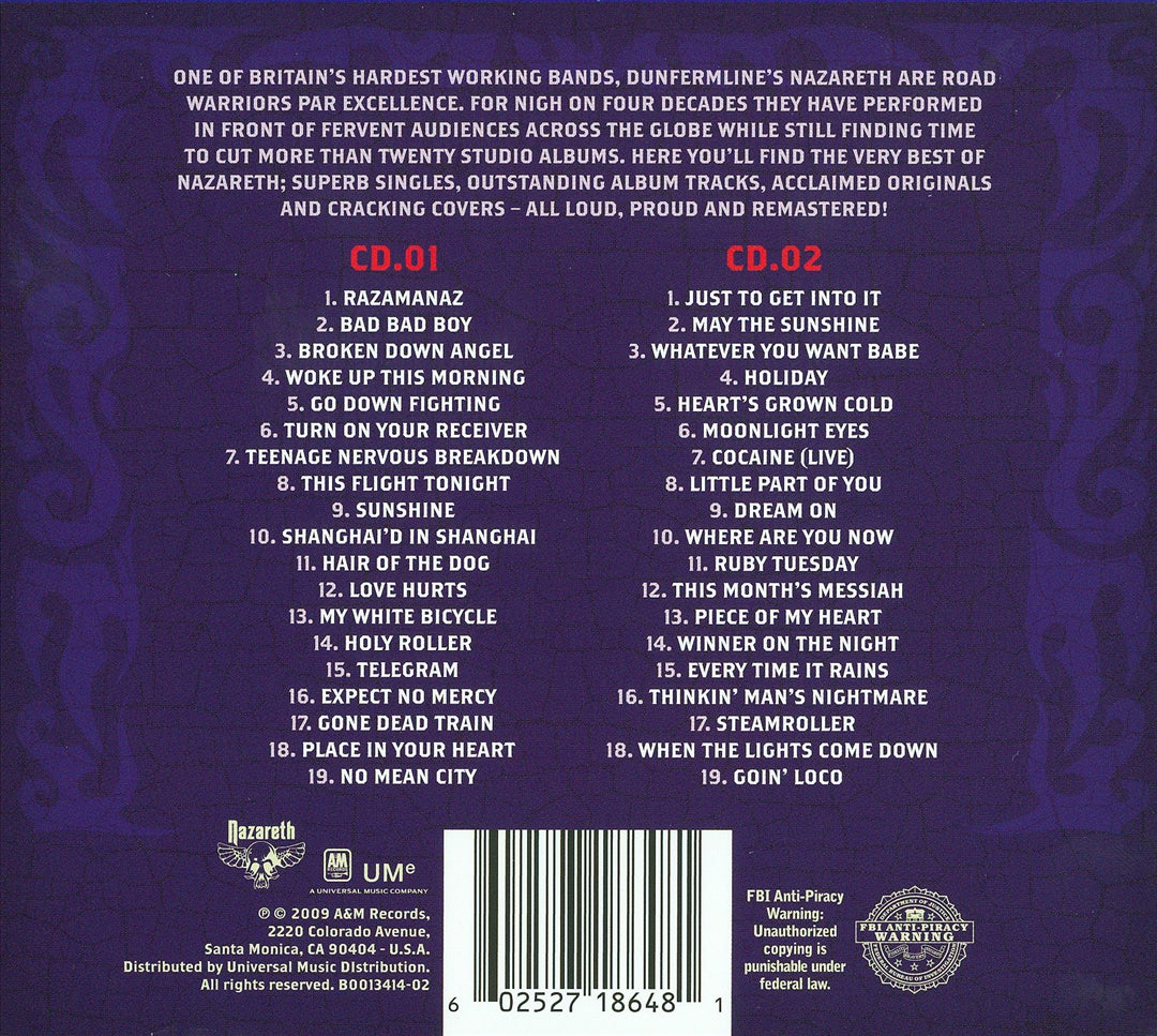 Anthology [A&M] cover art