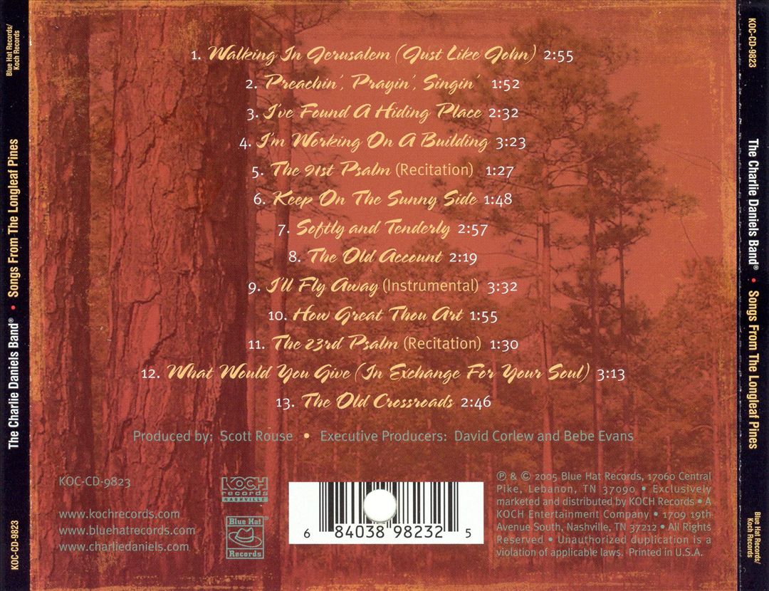 Songs from the Longleaf Pines cover art