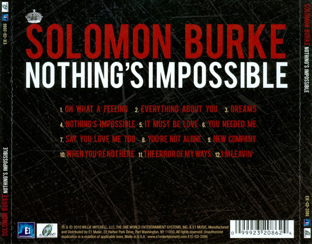 Nothing's Impossible cover art