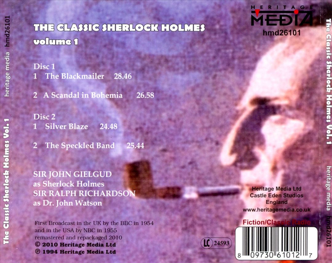 Classic Sherlock Holmes, Vol. 1 cover art