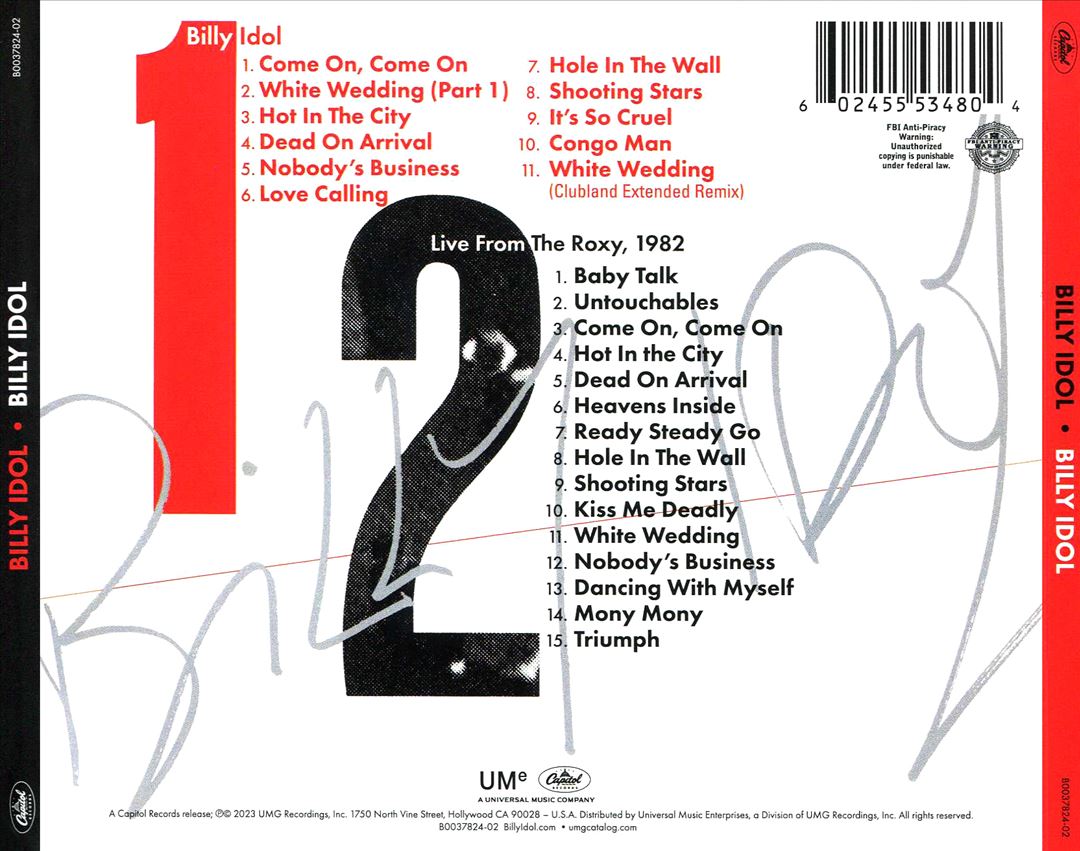 Billy Idol [Expanded Edition] [2 CD] cover art