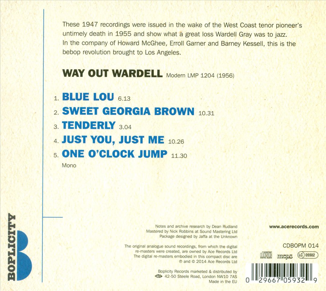 Way Out Wardell cover art