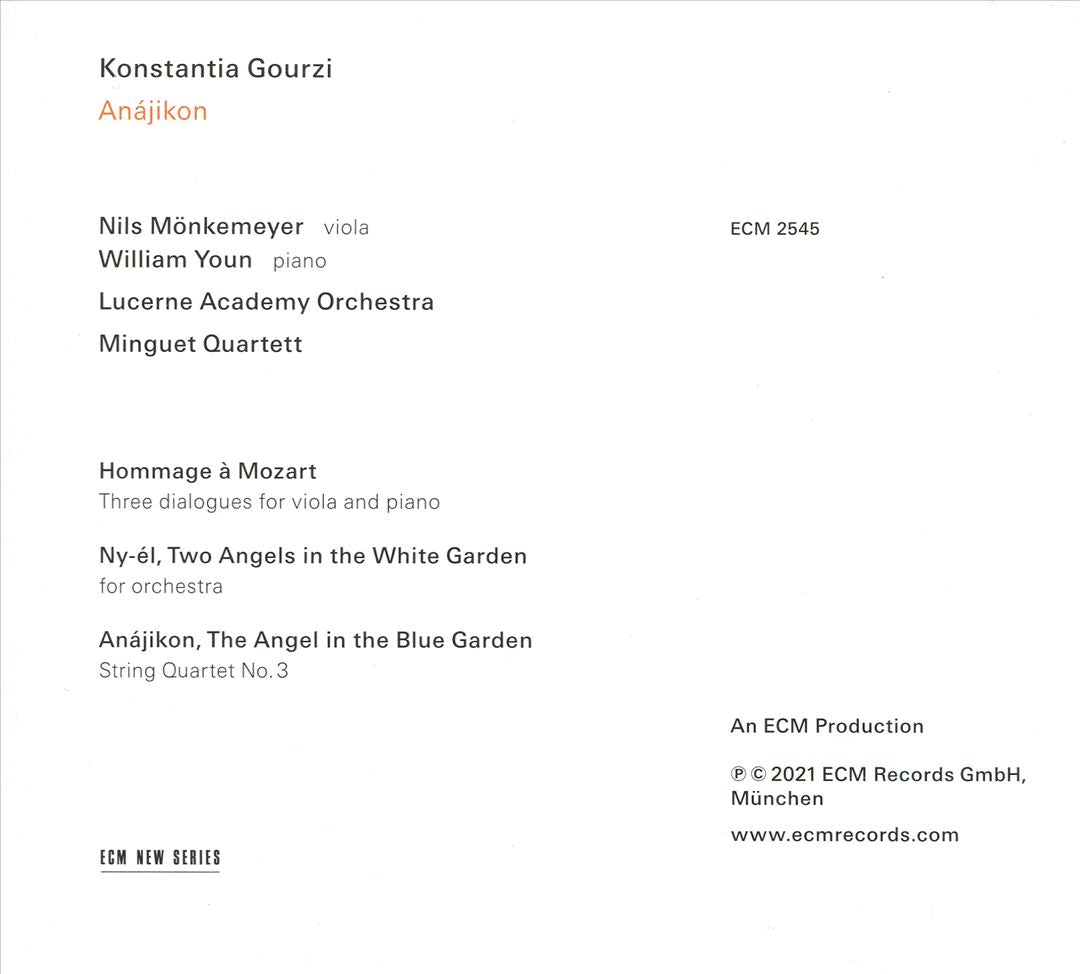 Konstantia Gourzi: Anájikon cover art