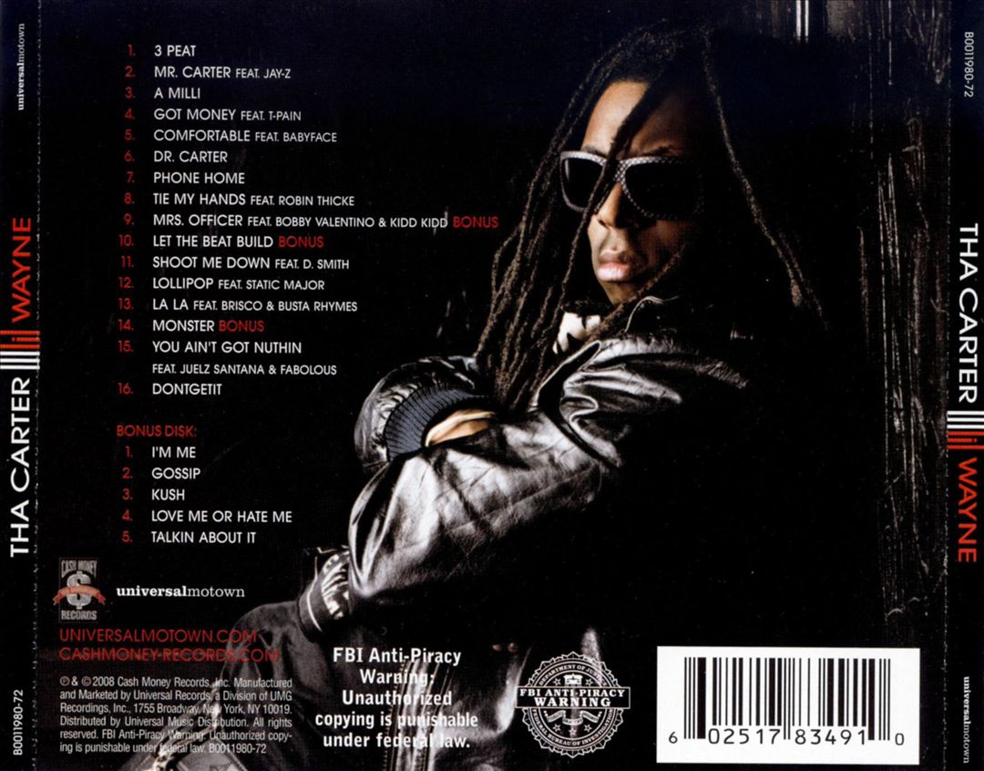 Tha Carter III [Deluxe Edition] [Clean] [Revised Track Listing] cover art